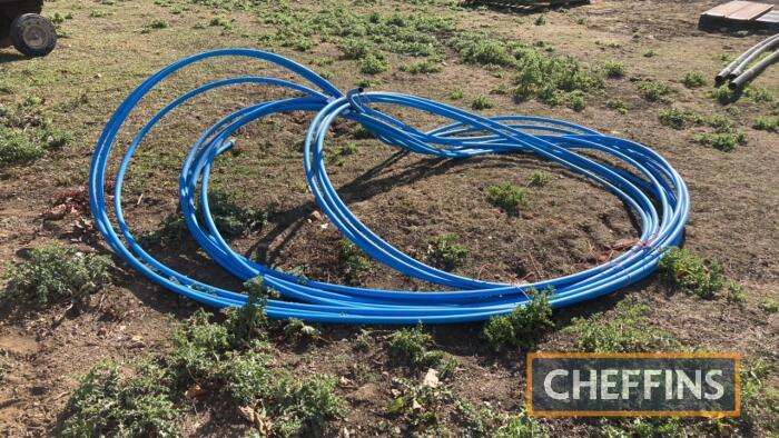 Water Pipe 74m of blue 25mm pipe UNRESERVED LOT