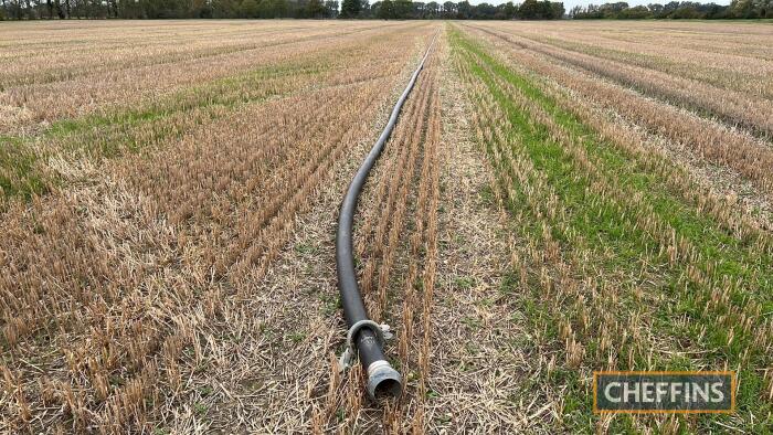 c.245m 110 PE pipe, ex-irrigator