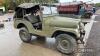 1960 KAISER JEEP M38A1 4cylinder 2199cc petrol manual CAR Reg. No. 867 KWL Chassis No. 8305-17475 Engine No. 4J 460722 The vendor reports the Jeep has been barn stored and is consigned from a deceased's estate, apparently complete although part dismantle