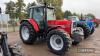 1989 MASSEY FERGUSON 6180 Dynashift 6cylinder diesel TRACTOR A 32speed example c/w manual reverser, front fenders, 3spools, air con, front weights and rear wiper. Showing 3,812 hours