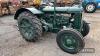 FORDSON Standard N petrol TRACTOR A wide wing version with original engine block, ex-Holkham Hall