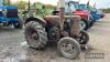 1946 FIELD MARSHALL Series I single cylinder diesel TRACTOR Reg. No. EVE 131 Serial No. 2194 Reported by the vendor to be in running order with with working PTO and winch. Winch strakes and counterweight fitted in front cowl. Brass fuel and oil caps fi