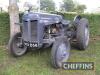 FERGUSON TED-20 TRACTOR Reg. No. HUX 268 Serial No. 265588 Complete with lights, on grass tyres