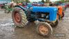 FORDSON Major 4cylinder diesel TRACTOR Fitted with new cowle, wings and bonnet, stated to be a good runner