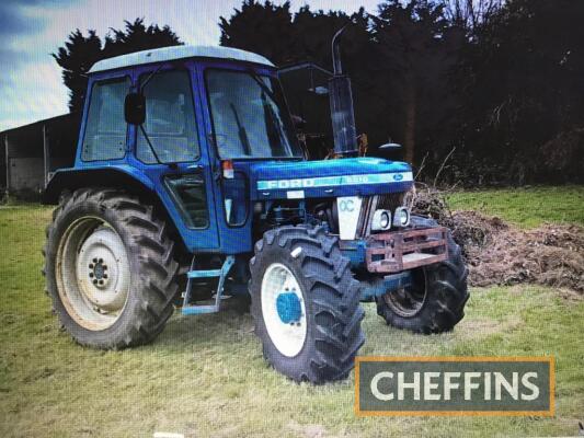 1983 FORD 6610 4cylinder diesel 4wd TRACTOR Reg. No. GAV 305Y Serial No. 528007 Owned by the current owner since 2007 with only one previous owner. Fitted with new battery and showing 7,217hours