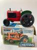 Tri-Ang Minic Nuffield tractor, clockwork, boxed (driver and key absent)