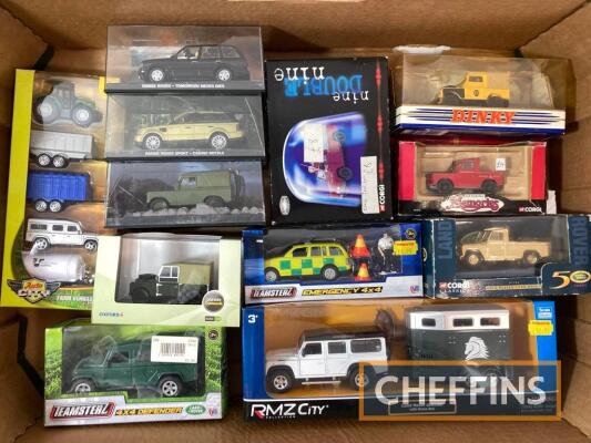 Die cast etc. Land-Rover models, various scales and manufacturers, all boxed (12)