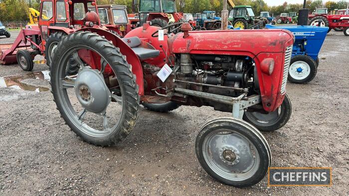 1960 MASSEY FERGUSON 35 High Clearance 3cylinder diesel TRACTOR Serial No. SNM188085 An uncommon High Clearance example that has benefited from a recent full service and rear end rebuild, hydraulics, steering and brakes