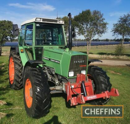 1989 FENDT FARMER 309 LSA Turbomatik 4cylinder diesel TRACTOR Reg. No. F284 VFL Serial No. 186/25/12581 Supplied by Bodger Bros, Wisbech and only had two owners from new. This machine is supplied with 3 sets of tyres and is fitted with front linkage