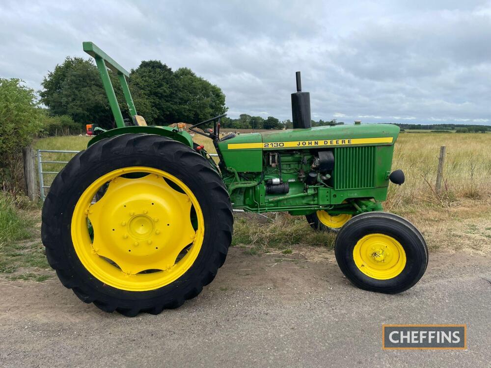 John Deere 2130 4cylinder Diesel Tractor Fitted With Roll Bar Vintage Sale Sale 5 Vintage 