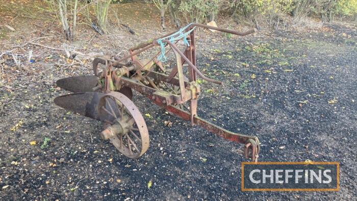 David Brown 2furrow trailed plough made by Bristol Tractors for use with a David brown VAK1, very rare