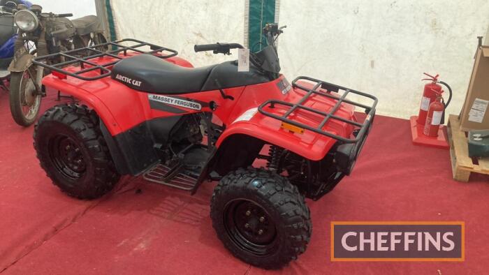 MASSEY FERGUSON (ArticCat) quad bike MOTORCYCLE Fitted with new battery