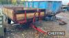 3tonne hydraulic tipping trailer