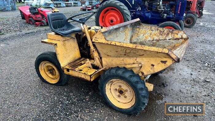 THWAITES 15cwt DUMPER Powered by a Petter diesel engine and stated by the vendor to be in good working order