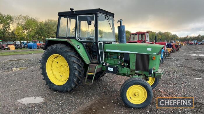 1975 JOHN DEERE 3130 6cylinder diesel TRACTOR Reg. No. OJO 346P Serial No. 164244 Fitted with 2no. double spool valves and Hi-Lo transmission, HPI checks show an active registration but no documentation is available