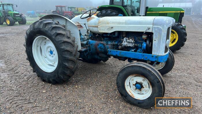 FORDSON Major 4cylinder diesel TRACTOR A new performance example fitted with Ford wheel weights and linkage