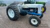 FORDSON Major 4cylinder diesel TRACTOR A new performance example fitted with Ford wheel weights and linkage