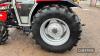 1996 MASSEY FERGUSON 372 diesel 4wd TRACTOR Fitted with low profile cab, Trima Professional parallel lift loader and joystick control c/w work lights, beacon and rear wiper. Showing 1,933 hours - 9