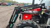 1996 MASSEY FERGUSON 372 diesel 4wd TRACTOR Fitted with low profile cab, Trima Professional parallel lift loader and joystick control c/w work lights, beacon and rear wiper. Showing 1,933 hours - 11