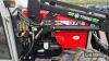 1996 MASSEY FERGUSON 372 diesel 4wd TRACTOR Fitted with low profile cab, Trima Professional parallel lift loader and joystick control c/w work lights, beacon and rear wiper. Showing 1,933 hours - 24