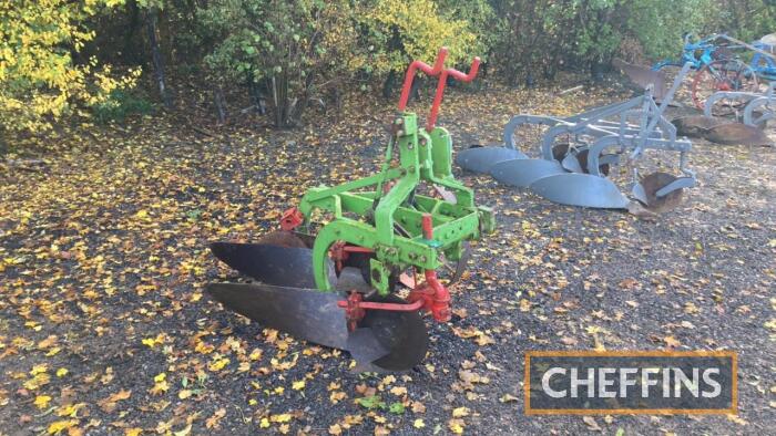 Fisher Humphries 2furrow plough with depth wheel and skimmers