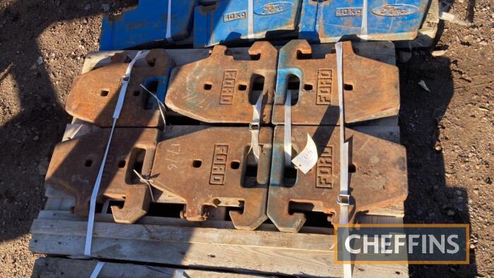 6no. Ford front weights