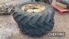 County Fordson 16.9-30 wheels with Goodyear tyres - 5