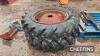 Pr. 12.4x28 wheels and tyres, ex-Massey Ferguson 135 - 8