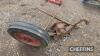 Massey Ferguson 35 front axle with wheels - 2