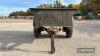 Bantam military trailer Circa 1940s/50s with NATO style hitch. The vendor reports the trailer has been barn stored and is from the same home as the previous lot (10\% + VAT Buyer's Premium) Estimate £1,000 - £1,500 - 2