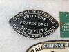 Darnall, Southern Railway and Railroad Crossing, 3 reproduction cast iron signs - 2