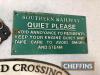 Darnall, Southern Railway and Railroad Crossing, 3 reproduction cast iron signs - 3