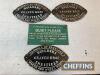 Darnall, Southern Railway, 4 reproduction cast iron enamel signs