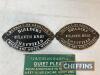 Darnall, Southern Railway, 4 reproduction cast iron enamel signs - 2