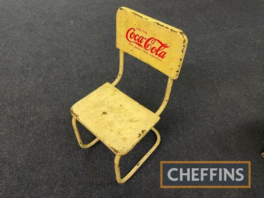 Drink Coca-Cola, a child's all steel chair