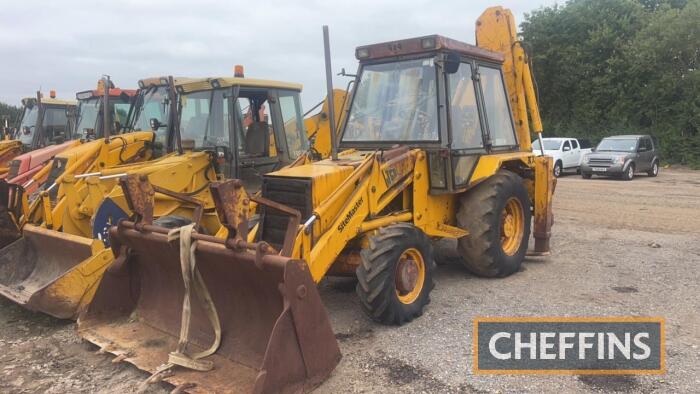 JCB 3CX Project 7 Backhoe Loader c/w 5 stud axle, 4 in 1 bucket Reg. No. G817 LCY Ser. No. 296641/P