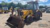 JCB 3CX Turbo Backhoe Loader c/w 4 in 1 bucket drive fault Reg. No. H996 ODO Ser. No. 3CX-4/3657441P