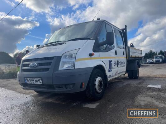 2009 Ford Transit c/w registration documents in office MOT: 06/01/2023 Miles: approx 117690 Reg. No. BJ09 NHC