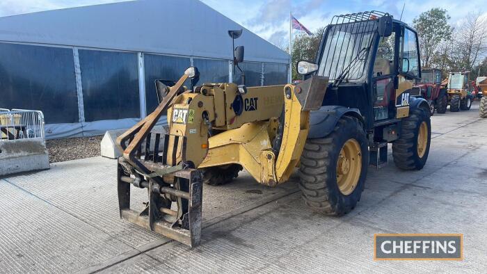 Cat TH360B Telehandler c/w jack legs Reg. No. SF06 UUX Ser. No. YC500000BTF00302