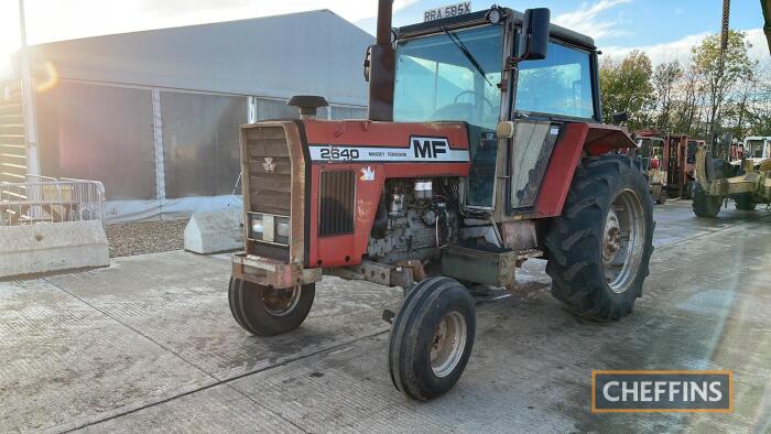 1981 Massey Ferguson 2640 6cyl. Diesel Tractor Reg. No. RRA 585X Ser. No. J284207