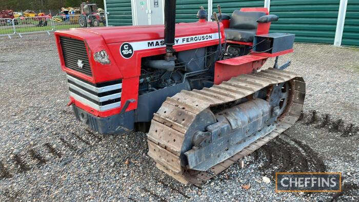 Massey Ferguson 164C Diesel Crawler Tractor c/w rear linkage & PTO Ser. No. 3161304