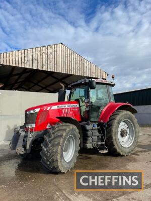 Massey Ferguson 7726 Dyna 6 4wd Tractor Reg. No. YX16 CYW