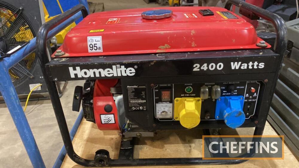 Homelite generator discount