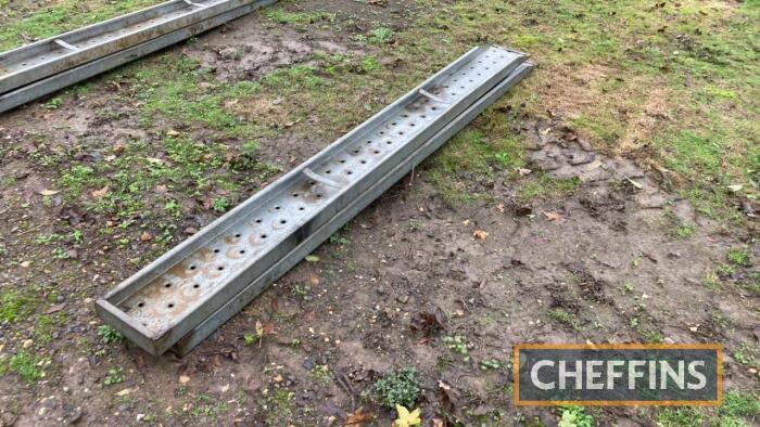 Pr. of Galvanised Trailer/Vehicle Load Ramps