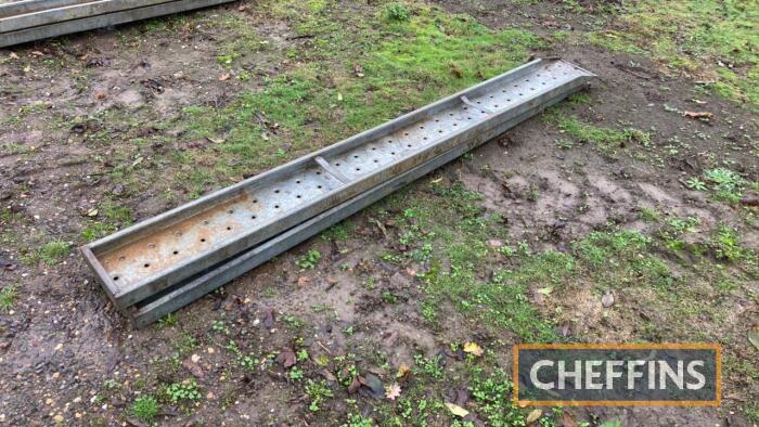 Pr. of Galvanised Trailer/Vehicle Load Ramps