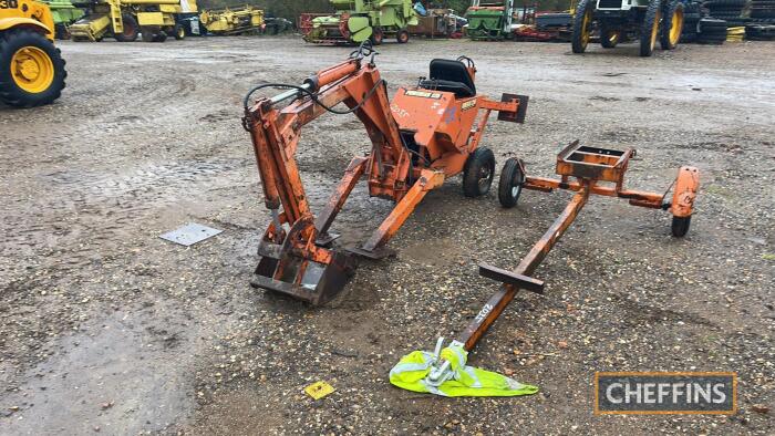 Powerfab Mini Digger c/w Honda engine