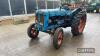 1955 Fordson Diesel Major 4cyl. Diesel Tractor c/w original handbook & old style logbook Reg. No. TBJ 462 Ser. No. 1359180