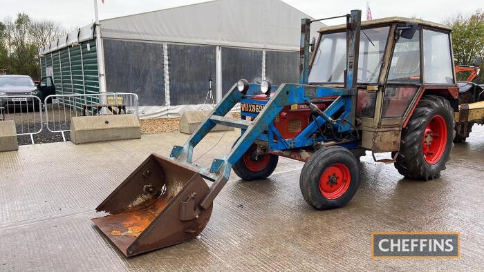 Zetor 6718 2wd Tractor c/w loader, power steering, registration documents in office Reg. No. WBX 869M Ser. No. S5223