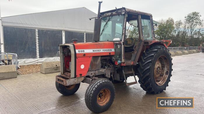 1984 Massey Ferguson 698 2wd Tractor Ser. No. B195019