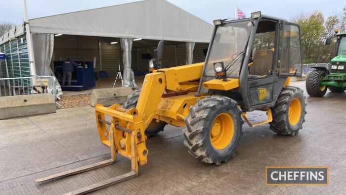 JCB 520-55 Telehandler c/w pallet tines Reg. No. L927 XKH Ser. No. 277131